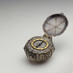 Oliver Cromwells pocket watch, 17th century (silver gilt)