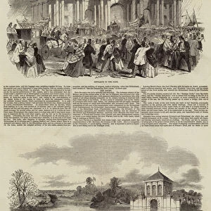 Opening of the Birkenhead Docks and Park (engraving)