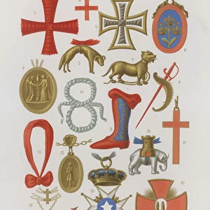 Orders of Knights (chromolitho)