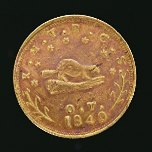 Oregon Exchange Company Ten Dollars, 1849 (gold)