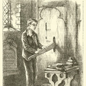 The Organ-Blower (engraving)