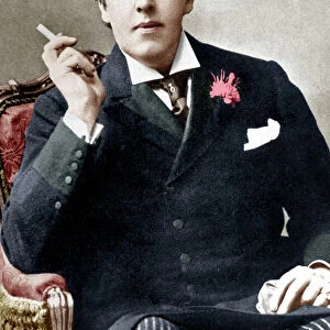 Oscar Wilde, c. 1892 (b / w photo)