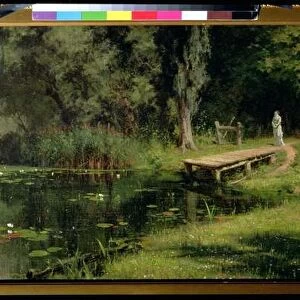 The Overgrown Pond, 1880 (oil on canvas)