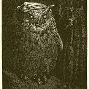 The Owl and the Grasshopper (engraving)