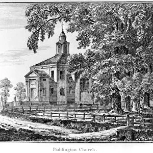 Paddington Church, 1795 (etching)