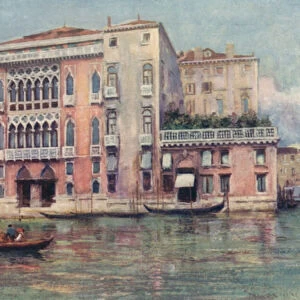 Palazzo Pisani-Moretta (colour litho)