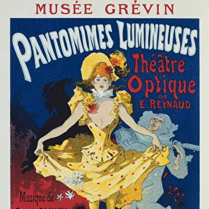 Pantomimes Lumineuses, 1892 (lithography)