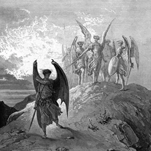 Paradise Lost: Satan is conquered by Dore