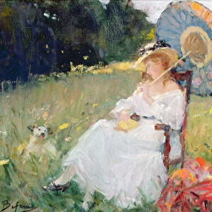The Parasol (oil on canvas)