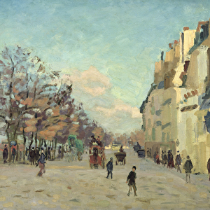 Paris, Quai de Bercy, Snow Effect, c. 1873-74 (oil on canvas)