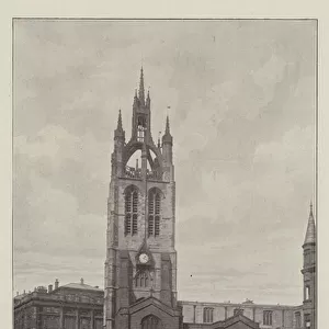 The Parish Church of St Nicholas, appointed the Cathedral of the Diocese of Newcastle (b / w photo)