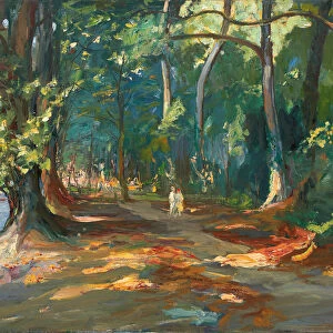 The Path by the River, Maidenhead, 1919 (oil on canvas)