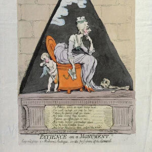 Patience on a Monument, published by Hannah Humphrey in 1791 (hand-coloured etching)