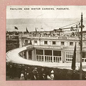 Pavilion and Winter Gardens, Margate (b / w photo)