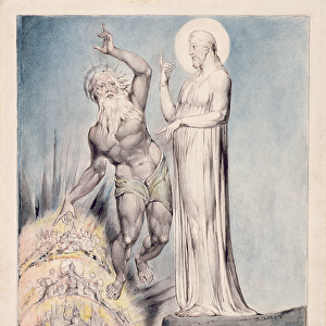 PD. 19-1950 Satan Tempts Christ with the Kingdoms of Earth from Miltons