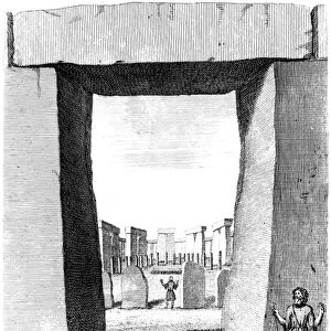 A Peep into the Sanctum Sanctorium, by Stukeley, 1724 (engraving)