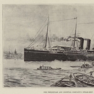 The Peninsular and Oriental Companys Steam-Ship Australia (engraving)