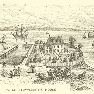 Peter Stuyvesants House (litho)