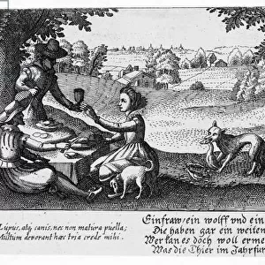 A picnic, c. 1650 (engraving)