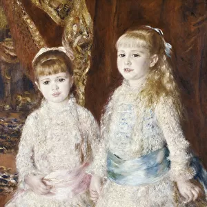 Pink and Blue or, The Cahen d Anvers Girls, 1881 (oil on canvas)