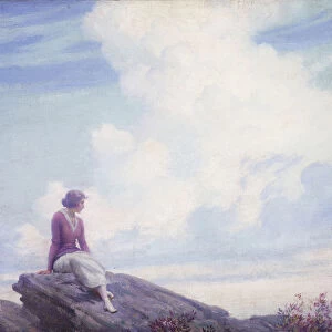 The Pink Cloud, 1925 (oil on canvas)