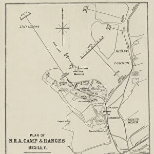 Plan of NRA Camp and Ranges Bisley (engraving)