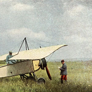 A plane of Morane-Saulnier Type G, which could be equipped with a 7