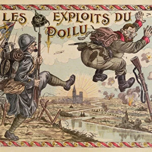 The Poilus Achievements, pushing the German beyond the Rhine, cover of a boardgame
