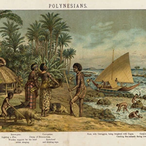 Polynesians (chromolitho)