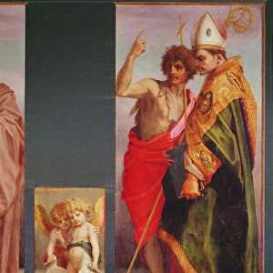 Polyptych from Vallombrosa Abbey, detail of the right hand side showing Saint John the Baptist