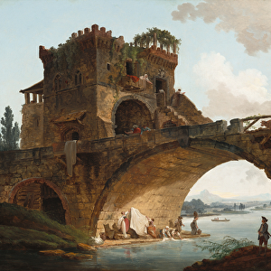 The Ponte Salario, c. 1775 (oil on canvas)