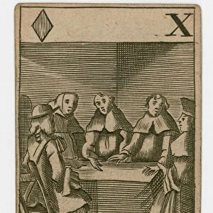 Popish Plot playing card (engraving)