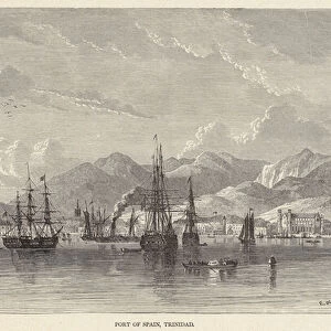 Port of Spain, Trinidad (engraving)