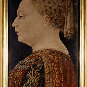 Portrait of Bianca Maria Visconti, wife of Francesco Sforza (1401-1466