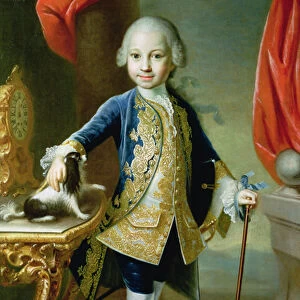 Portrait of a Boy with Pet Spaniel, 18th century