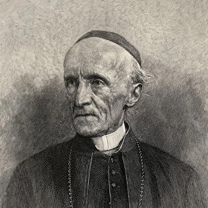 Portrait of Cardinal Manning, from The Century Illustrated Monthly Magazine