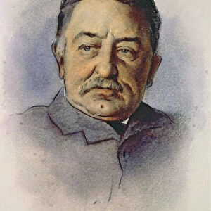 Portrait of Cecil Rhodes (1853-1902) (w / c on paper)