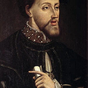 Portrait of Charles V (1500-1558) Emperor of Germany Painting of the Spanish School