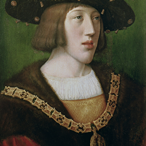 Portrait of Charles V (1500-58) 1516 (oil on panel)