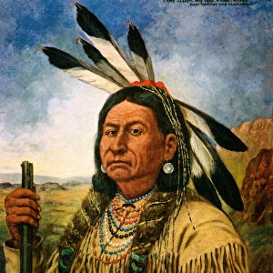 Portrait of Chief Joseph, 1907 (lithograph)