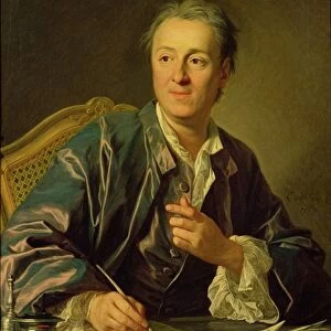 Portrait of Denis Diderot (1713-84) 1767 (oil on canvas)
