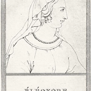 Portrait of Eleanor of Aquitaine, 1809 (engraving)