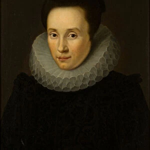 Portrait of Elizabeth Helyar, Mrs John Bridgeman (1586-1636), c. 1610-36 (oil on canvas)