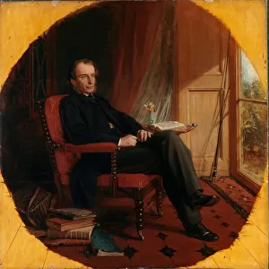 Portrait of the English Writer Charles Kingsley, 1862 (Painting)