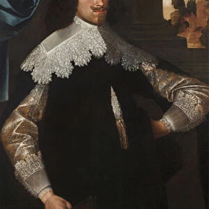 Portrait of Eugene de Berghes, Count of Grimbergen, 1641 (oil on canvas) (pair of 3114331