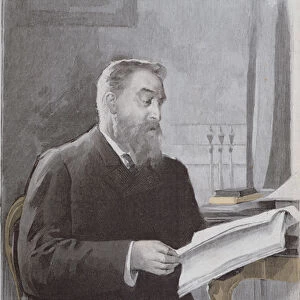 Portrait of Eugene Poubelle (1831-1907), from La Revue Illustree