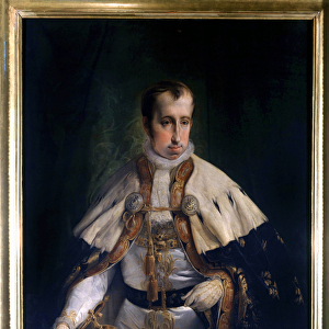 Portrait of Ferdinand I (1793 - 1875), Emperor of Austria by Francesco Hayez (1791 - 1882