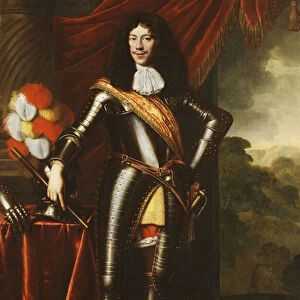 Portrait of a Gentleman, possibly a member of the Hohenzollern, Full-length, in armour
