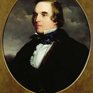 Portrait of George Linley (1798-1865) (oil on canvas)