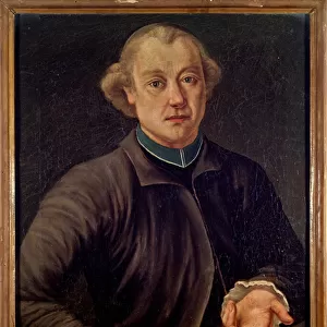 Portrait of Giuseppe Pizzati, italian music theorist (painting, 18th century)